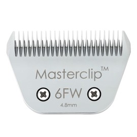 A5 Wide Light Duty Horse Clipper Blades Available in a Superfine, fine, Medium and coarse Cut (6FW Medium/Long Cut Wide Body Blade 4.8mm)