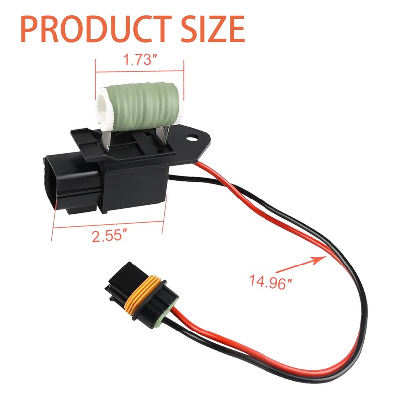 TOJIO 68050128AA HVAC Blower Motor Resistor Fit for Dodge Charger