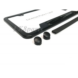 SELPONT Range Rover Logo Black Finish Steel License Plate Frame Ear Wax Remover, Ear Cleaner