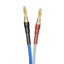 [banahari/Single] blue sale Pack of 1 Single item [Banana Plug Wrinkle-Resistant] 200 Cores Speaker Cable Complete Vere Orde (Banana Plug ⇔ Needle Plug)
