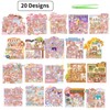 DIY 3D Mini Fun House Scene Stickers Book with Tweezers