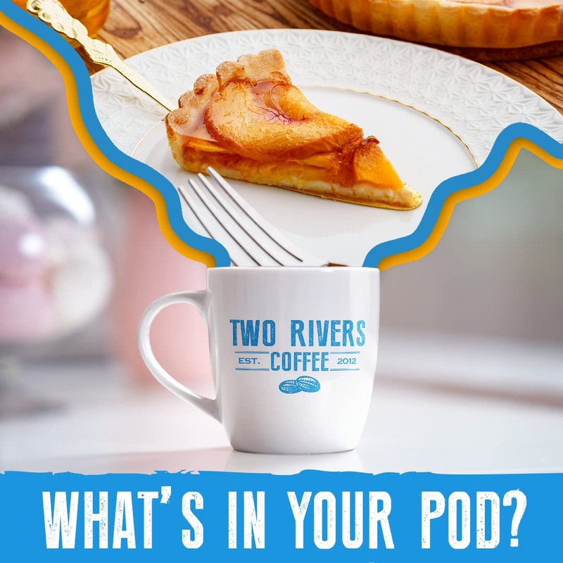 Two Rivers Coffee Dessert Coffee Pods Sampler Compatible with K