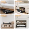 kleenhive Under Bed Storage with Wheels 2-Pack，Under Bed Storage Containers