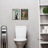 VOTHI Highland Cow Tin Signs ; Are You Pooping;Funny Bathroom