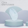 TECHZONE Mouse Inalámbrico con Click Silencioso 4 Botones Tecnología USB