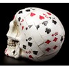 Skull Figurine - Poker Skull - Fantasy Gothic Decoration Funny