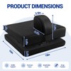 Adjustable Height Wheelchair Wedge Pommel Cushion, Prevents Forward Sliding