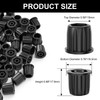 BLIKA 100 Pack Anti-UV Baluster Connectors for 3/4" OD Aluminum