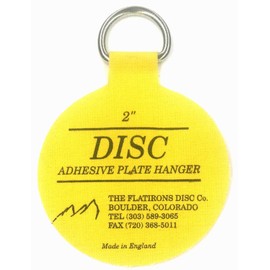 Flatirons Disc Adhesive Plate Hangers, 2 Inch, 8 Pack