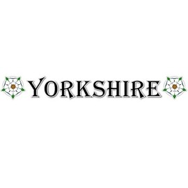 Lg Printed Yorkshire Rose Lorry Truck wind screen sticker/decal Glass Cab Window Visor HGV