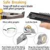 DOWELL Utility Knife Retractable Utility Knife Box Cutters Heavy Duty