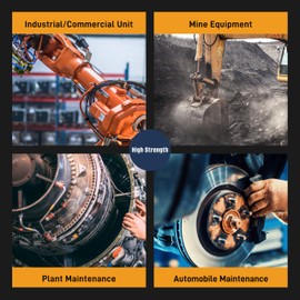 VIKAGU 277 Thread Lock,Red High Strength Threadlocker - Anaerobic Adhesive for Bolts, Nuts, Secure Metal & Plastic Fasteners,8.45Oz/250ml