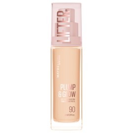Maybelline Foundation Lifter Plump & Glow, SPF20, Buildable Coverage, 90