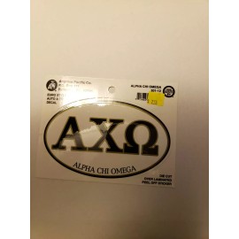 Unbranded Alpha Chi Omega Car Decal