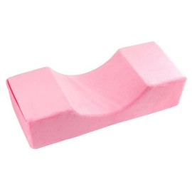 Grafted Eyelash Extension Pillow Neck Support Eyelash Pillow Soft Memory Foam U Shape Lash Pillow Makeup Salon with Pocket (Pink)
