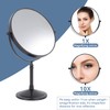 DOWRY Makeup Mirror 10x Magnification Vanity Mirror Tabletop Two-Sided Swivel