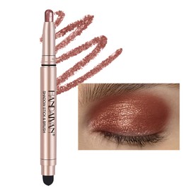 MIELIKKI Cream Eyeshadow Stick with Smudger, Waterproof Eye Shadow Pencil, Long-Wear & Crease Resistant, Matte and Shimmer Eye Brightener, Highlighter Stick Makeup, 10