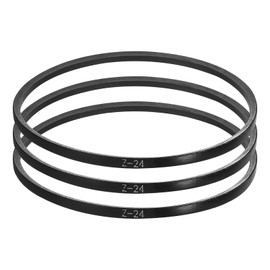 sourcing map 3 Pcs Z-24 Z Type V-belt 600mm/23.6" Inner Length x 0.39" Width x 0.24" Height, Z-type Closed-Loop Rubber Transmission Belt