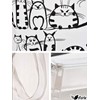 Azulte Canvas Bag, Women's, Fashion, A4, Storage, Work, School, Elementary