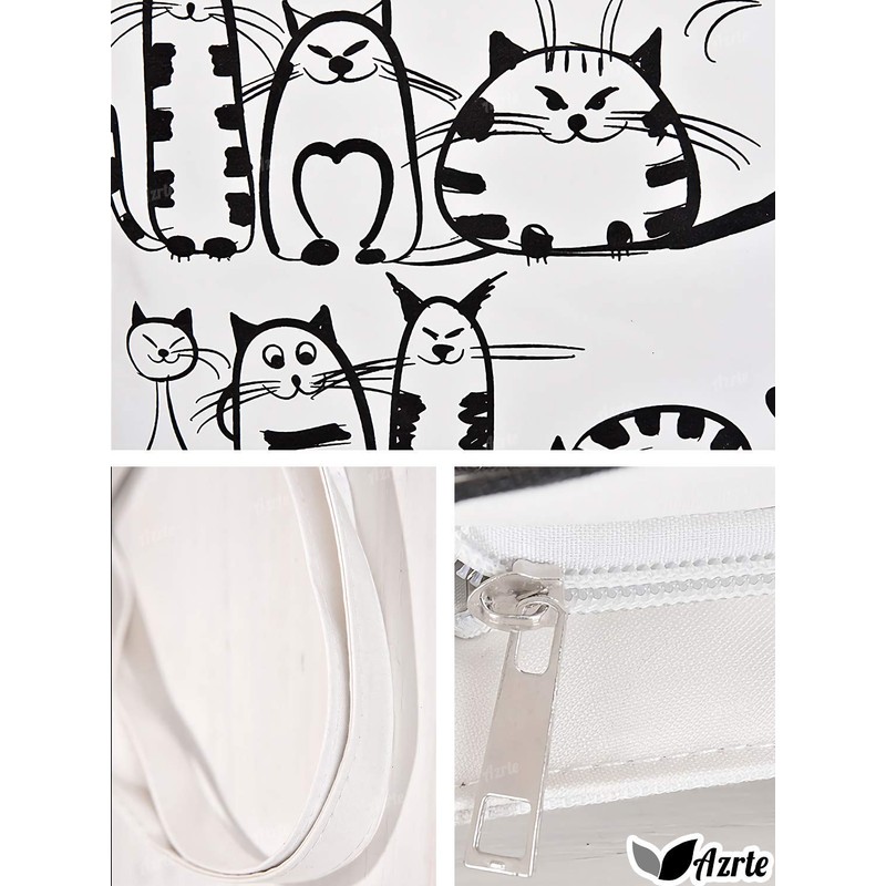 Azulte Canvas Bag, Women's, Fashion, A4, Storage, Work, School, Elementary