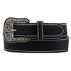 Ariat Basic w/Heavy Stitch Belt Black MD (34" Waist)