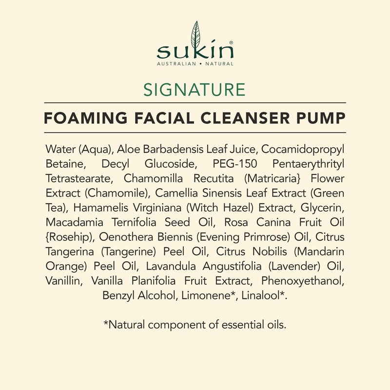 Sukin Foaming Facial Cleanser Pump 607572