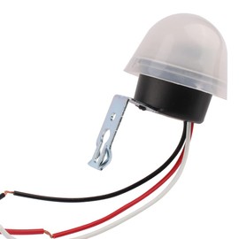 JIQI Twilight Switch 12 V AC/DC 10 A Sensor Switch Street Light Switch Street Light Switch with Photo Cell Light Sensor Photo Switch Photo Switch Twilight Switch Automatic Light Switch