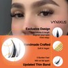 Lash Clusters Kit Eyelash Clusters Wet-Look DIY Lash Extension Kit