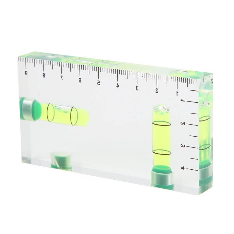 Two Dimensional Horizontal Bubble Level Portable Two Way Integrated Level