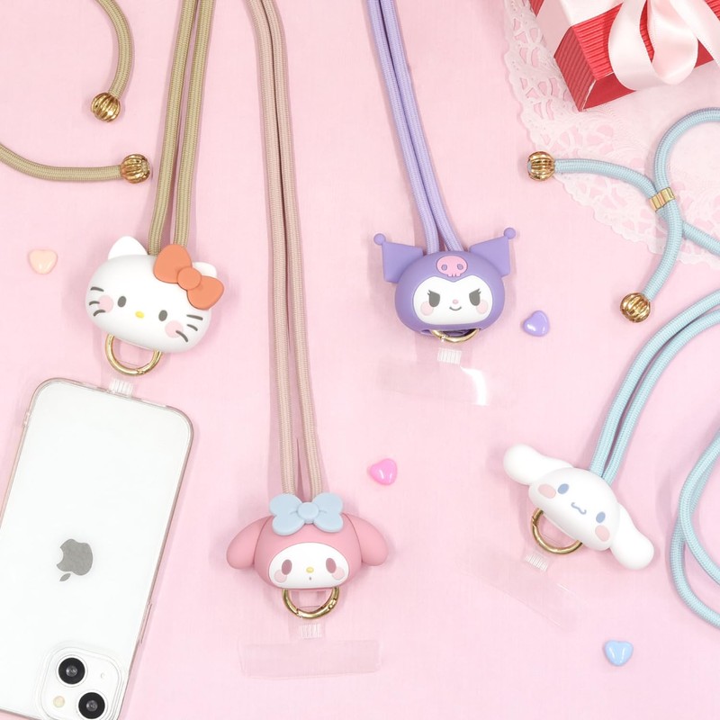 Gourmandies Sanrio Characters Multi-Ring Plus Mascot Strap My Melody SANG-457MM