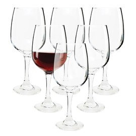 Circleware Stemless 11.7 oz Wine Goblet Glass Set of 6 – Elegant Matching Drinkware Perfect For Everyday Use Or Entertaining – Stylish Modern Glasses Make An Ideal Gift For Wedding, Birthday, Holidays