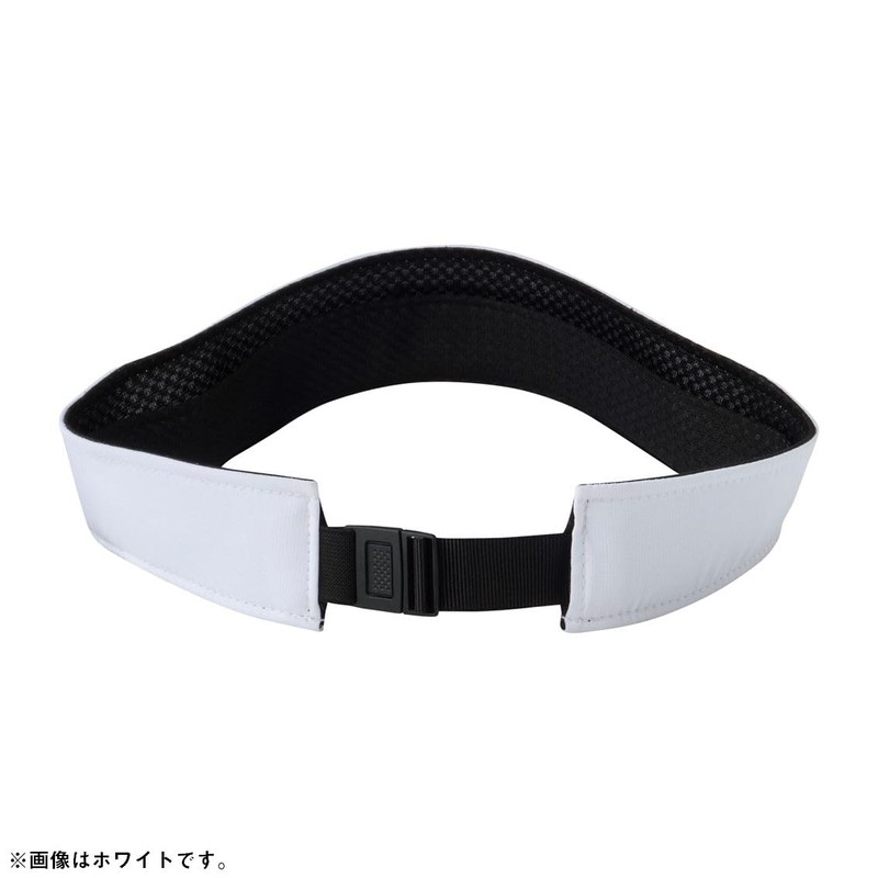 DAIWA 25DC-7525 Sports Sun Visor, white, Free size