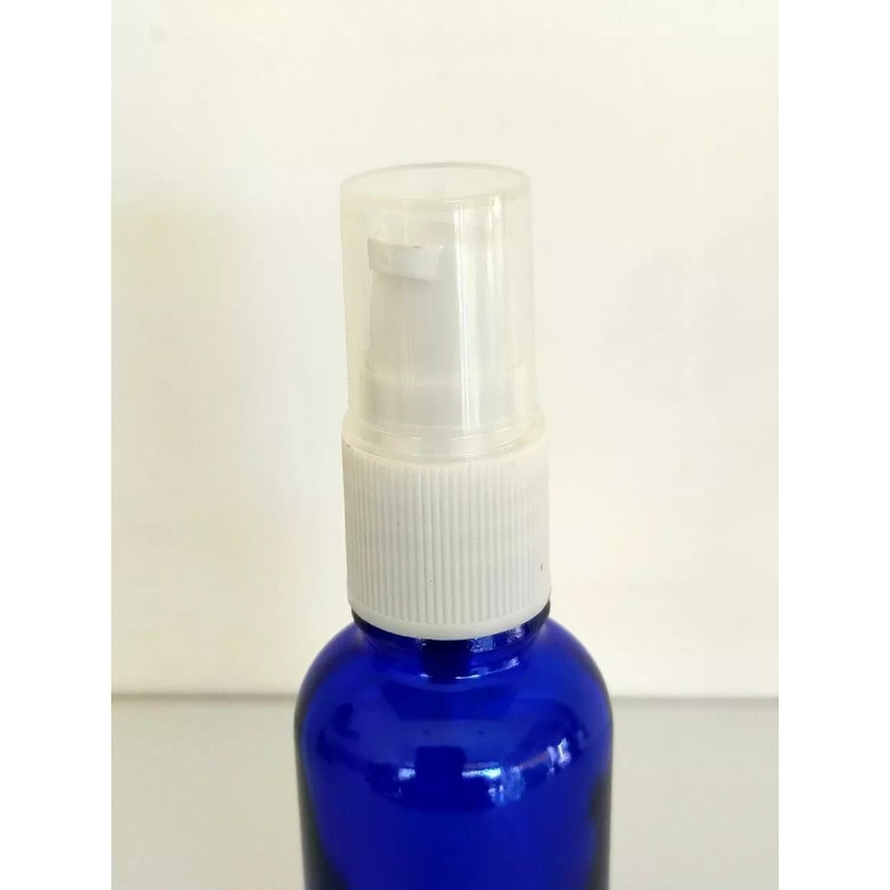MELIARS Frasco Dosificador Azul 30 Ml Ámbar Bomba Blanca (10