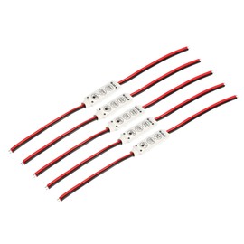 sourcing map LED Strip Controller, 12V to 24V 3 Keys Mini Brightness Adjustable Dimmer Lamp Switch for Single Color Strips, Pack of 5