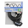FISCHER 85911 Spiral Lock Length 180 cm Black