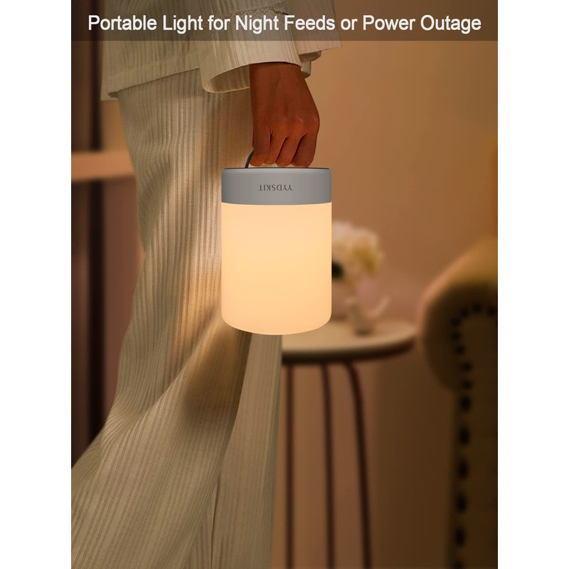 YYDSKIT Baby Night Light, Nursery Night Lamp for Breastfeeding, Portable