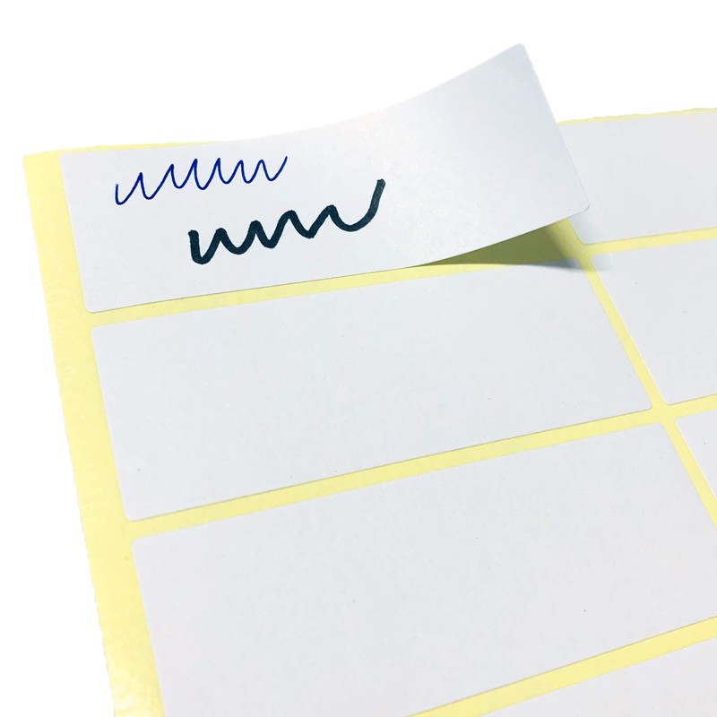 500 Pack, 1.5" x 0.5" - File Folder Labels Stickers,