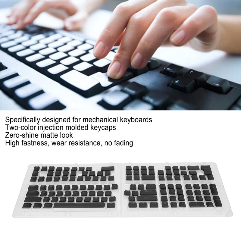 Keyboard Keycaps 129 Keys Pudding Transparent OEM Height PBT Two