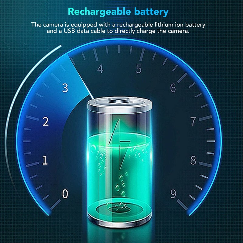 4K Digital Camera, 48MP 8x Zoom Compact Camera with 2.7