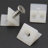 100 Pack Drawer Wedges with Screws - Furniture Chest Drawer