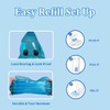 2 Pack Diaper Pail Refill Bags Compatible with Genie Easy