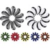 BIG TEETH Golf 11Pcs Iron Head Covers Neoprene Golf Club