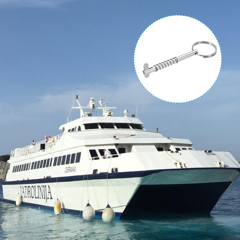 PATIKIL 2pcs 316 Stainless Steel Quick Release Pin Bimini Top