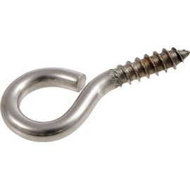 Hillman 4276 Stainless Steel Screw Eye (#4 x 2-3/16" x 5/8" Eye Inner Diameter)