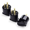 Cable Matters 3-Pack 15A 125V 3 Prong Replacement Plug (2