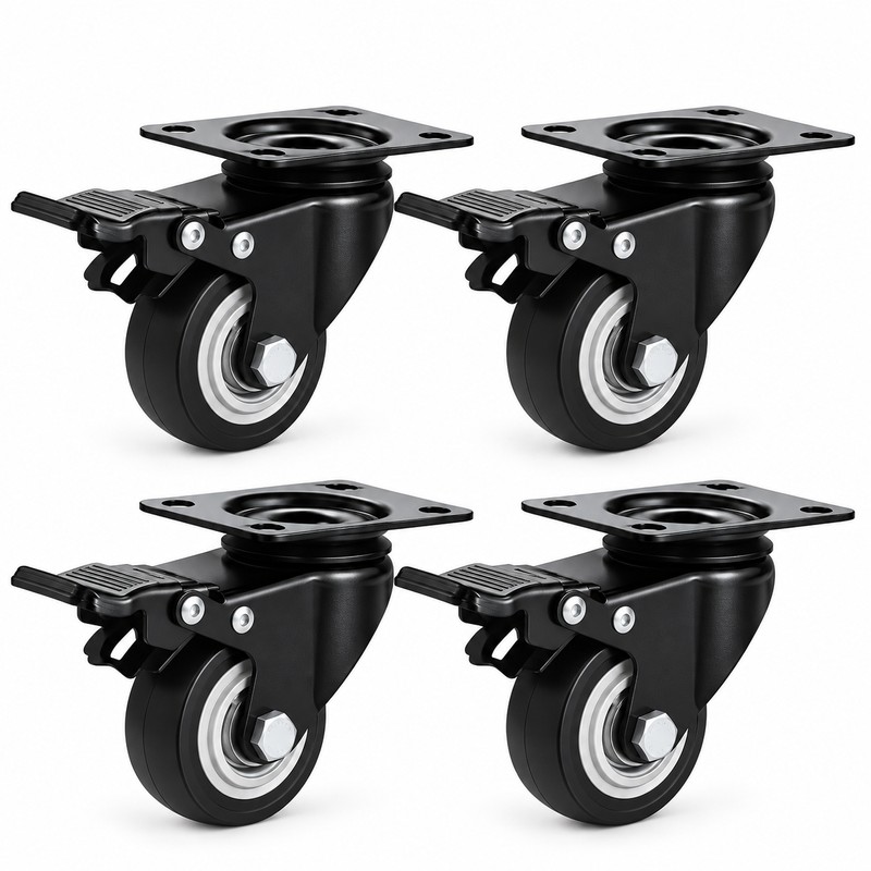 1.5 Inch Heavy Duty Caster Wheels Set of 4 –