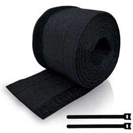 Trolling Motor Cable Sleeve 60" Neoprene Cable Sleeve for Trolling Motor Wire Cover Protect and Manage Trolling Motor Cable (Black)