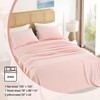 Pink King Sheet Set 4 Piece, Soft Breathable Cooling Microfiber