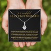 Nuclear Engineer Necklace Message Card Box Alluring Standard - We