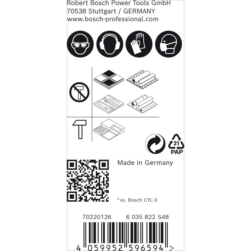 Bosch 1x EXPERT CYL-9 Multi Construction Drill Bit (for Concrete,